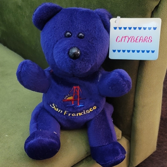 CityBears Other - City Bears San Francisco City Golden Gate Bridge Bear Stuffed Plush Toy 7" NWT